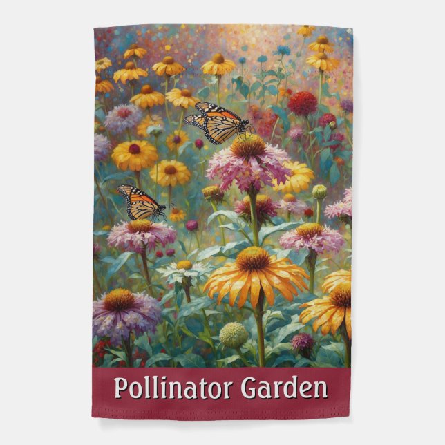 Pollinator Friendly Garden Flag (Front)