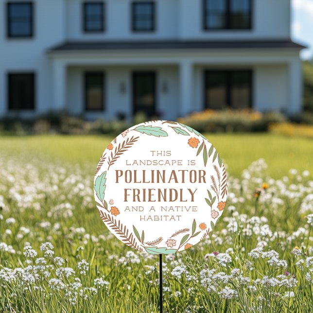 Pollinator Friendly Landscape Yard Sign (Creator Uploaded)