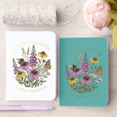 Pollinator Garden Foiled Pocket Notebook Set