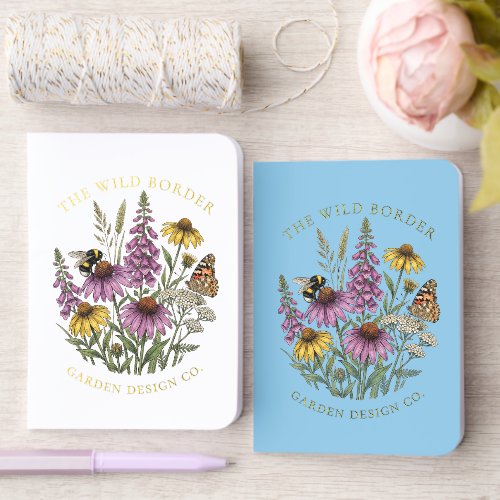 Pollinator Garden Foiled Pocket Notebook Set