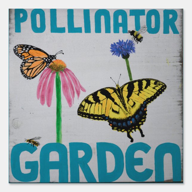 Pollinator Garden yard sign (Front)