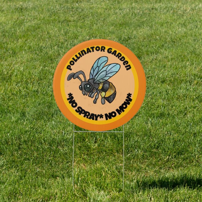 Pollinator Garden Yard Sign (Insitu)