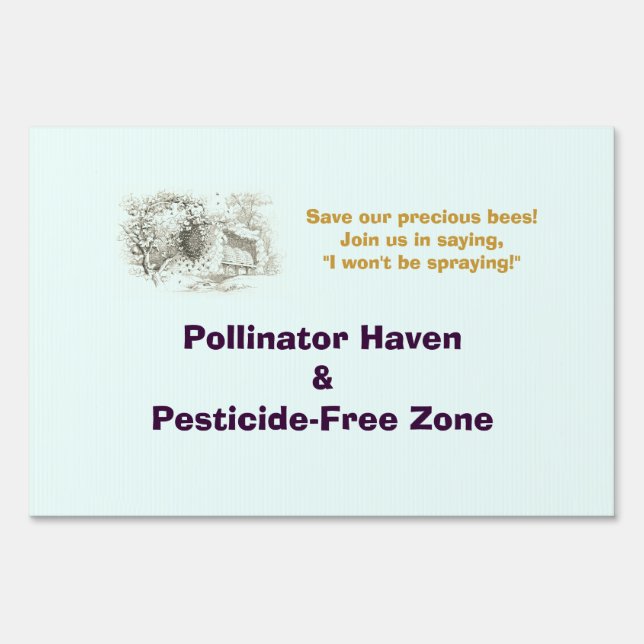 Pollinator Haven Yard Sign (Front)