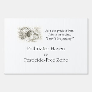Pollinator Haven Yard Sign