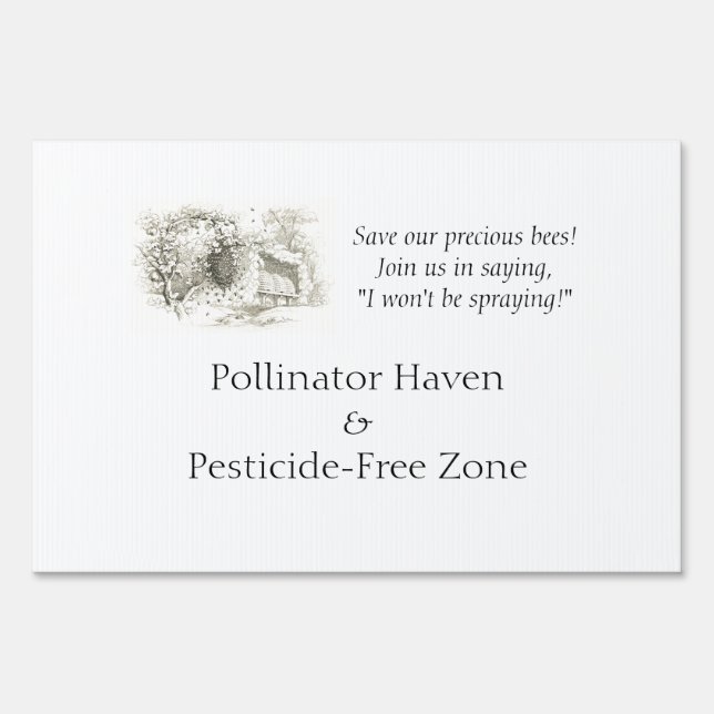Pollinator Haven Yard Sign (Front)