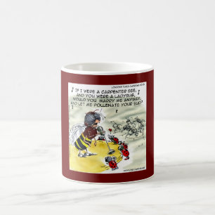 "Pollinators" Funny Bees & Ladybug Singers Coffee Mug