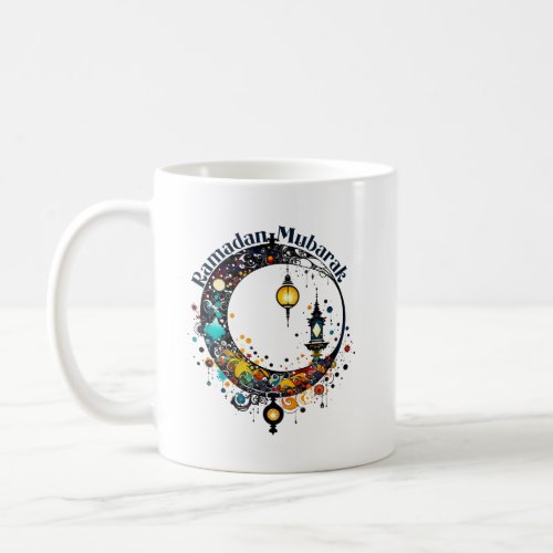 Pollock_style Ramadan Moon Coffee Mug