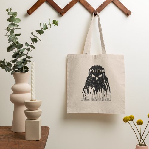 Pollution Cloud Monster Tote Bag