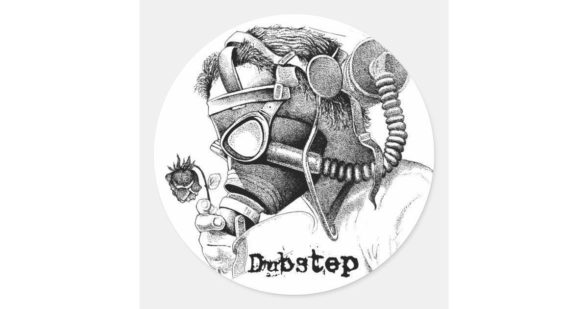 Pollution, DubStep Classic Round Sticker | Zazzle