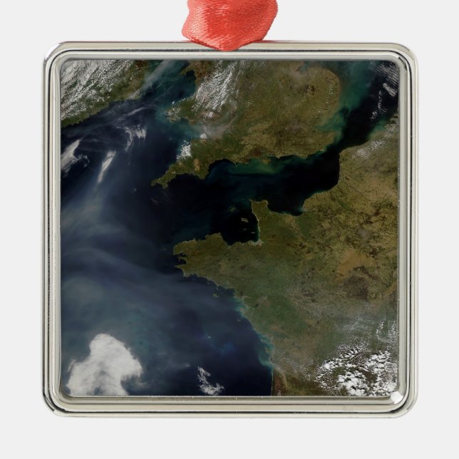 Pollution off France Metal Ornament (Front)