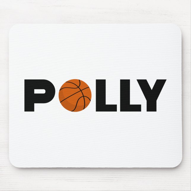 Polly Basketball Mouse Pad (Front)