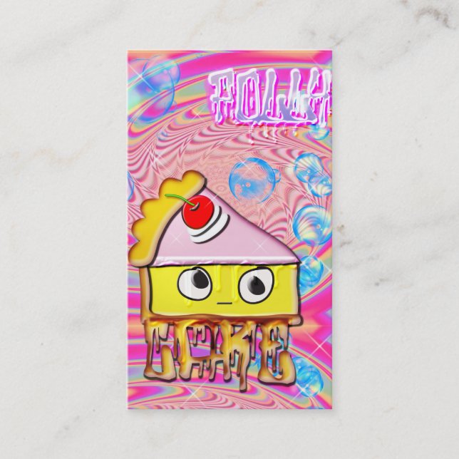 polly cake tortina business card (Front)