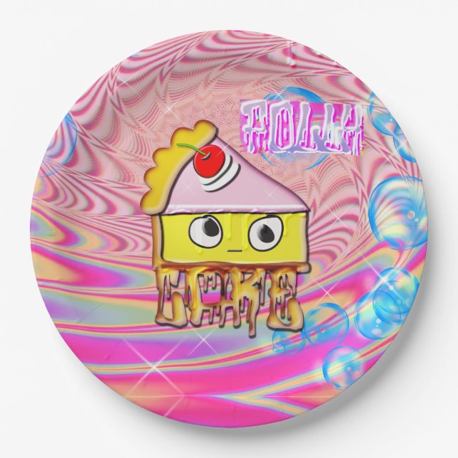 Polly Cake - Tortina - Paper Plates (Front)
