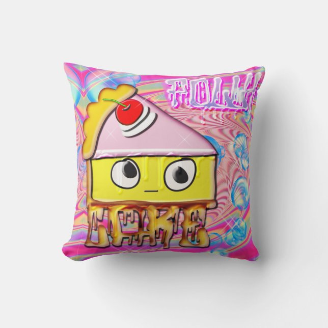 Polly Cake - Tortina - Throw Pillow (Front)