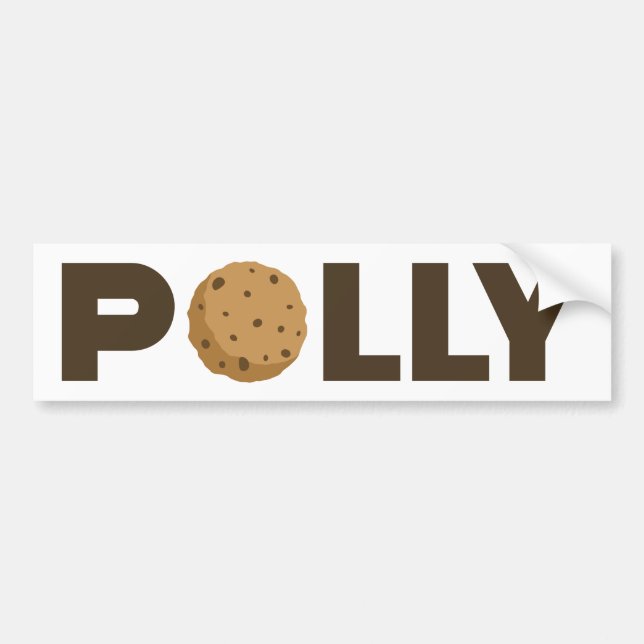 Polly cookie bumper sticker (Front)