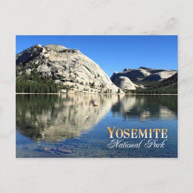 Polly Dome Reflection, Yosemite National Park Postcard (Front)