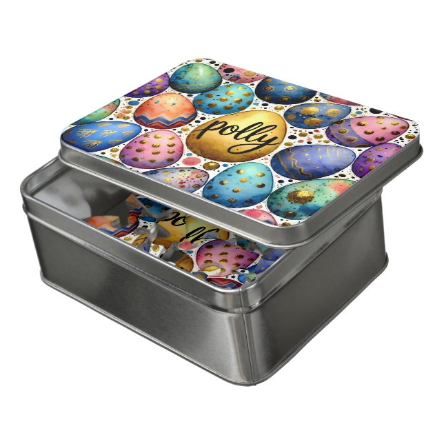 POLLY ~ EASTER GIFT ~ Easter Eggs" ~ Puzzle (Lid Open)