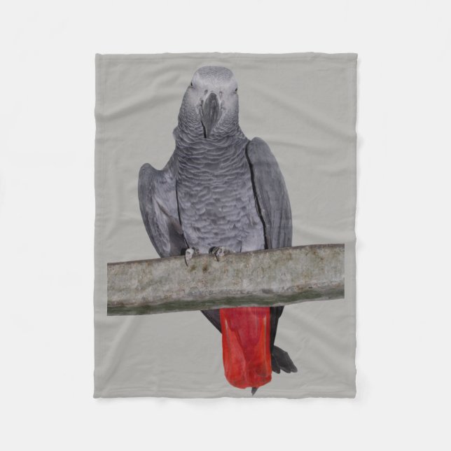 Polly Fleece Blanket (Grey) (Front)