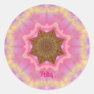 POLLY ~ Pretty In Pink sticker personalized