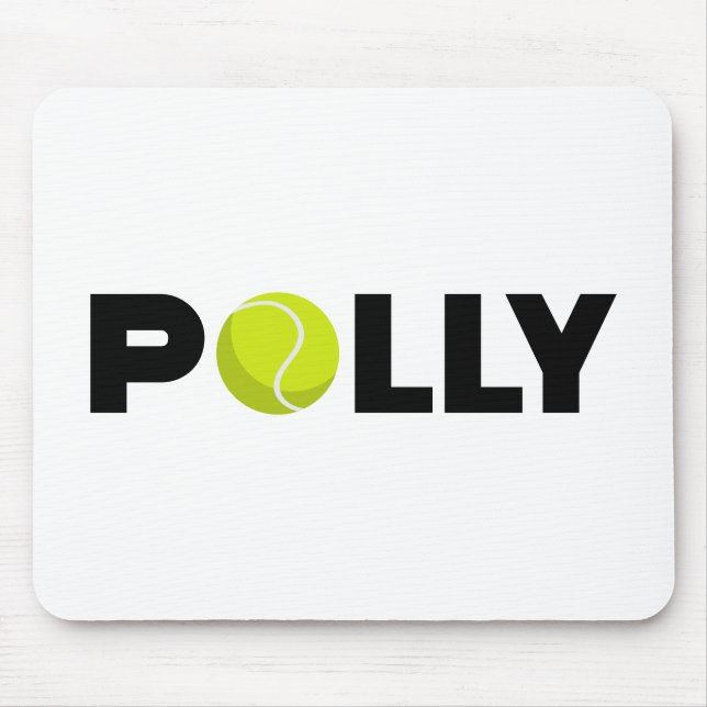 Polly Tennis Mouse Pad (Front)
