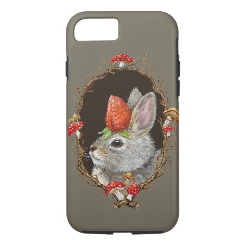 Polly the bunny  iPhone 87 tough case