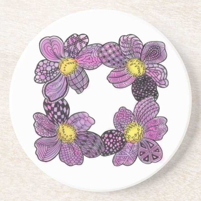 pollywollydoodles drink coaster (Front)