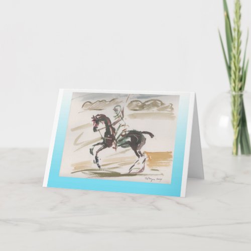 Polo blank Greeting Card wEnvelope