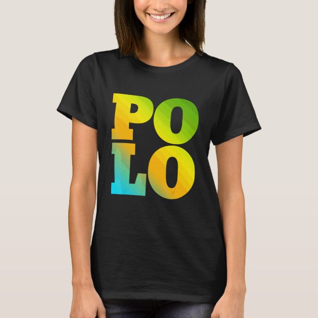 Polo Designed With Nature Colors (Front)