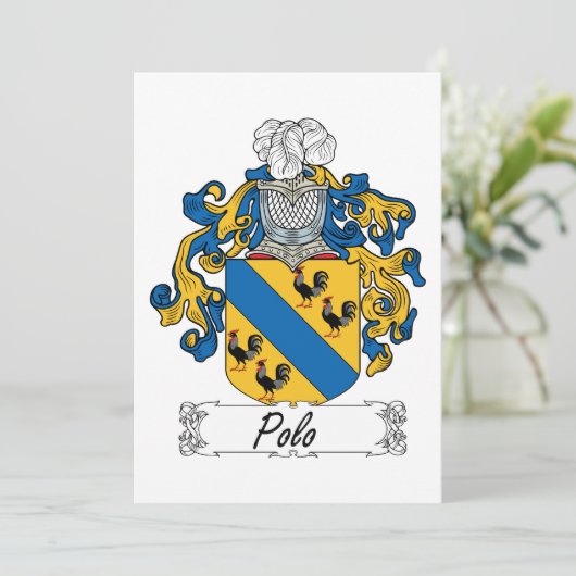 Polo Family Crest (Standing Front)
