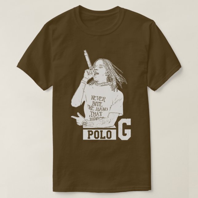 Polo G Rapper White retro (Design Front)