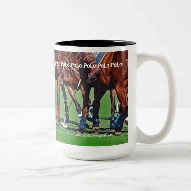 Polo Hooves & Mallets Mug (Right)