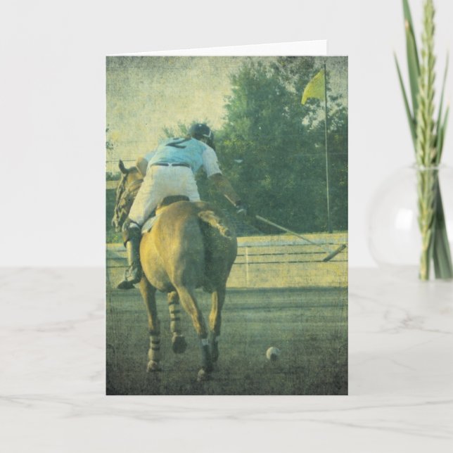 Polo Horse Card (Front)