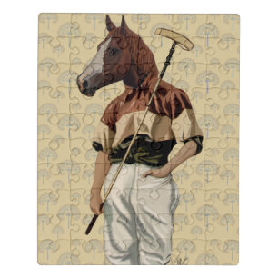 Polo Horse Portrait Jigsaw Puzzle