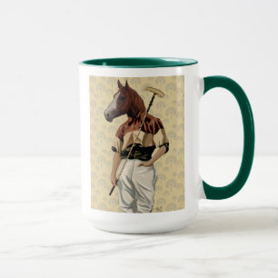 Polo Horse Portrait Mug