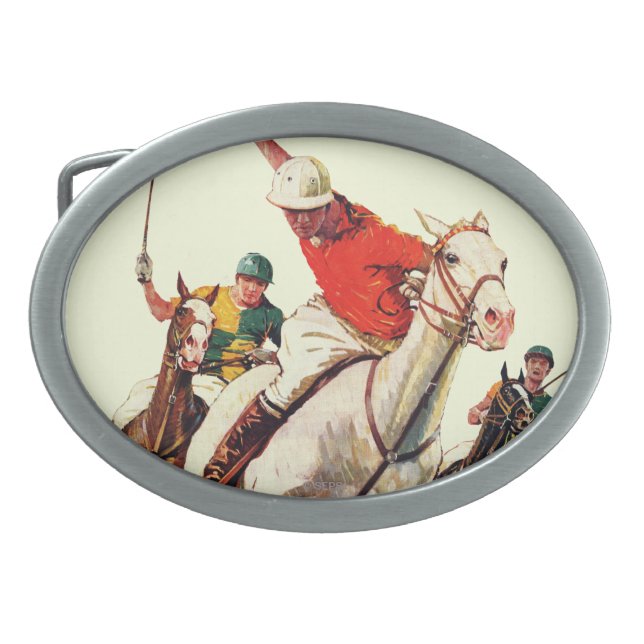 Polo Match Belt Buckle (Front)