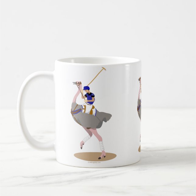 Polo Ostrich Coffee Mug (Left)