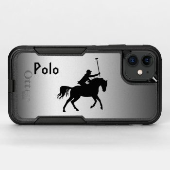 Polo Player On Horseback Otterbox Iphone 11 Case by Bebops at Zazzle
