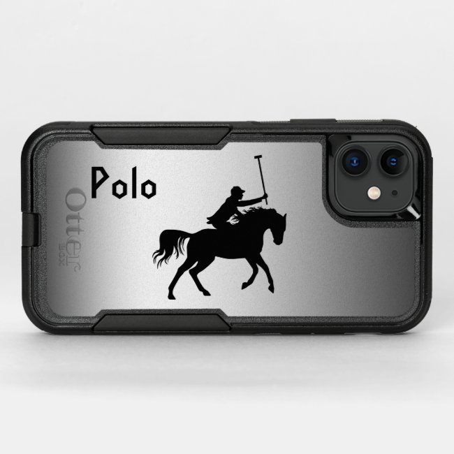 Polo Player on Horseback OtterBox iPhone 11 Case