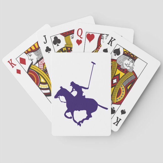 Polo Player Poker Cards (Back)