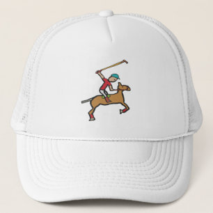 Polo Playing Horse and Rider Trucker Hat