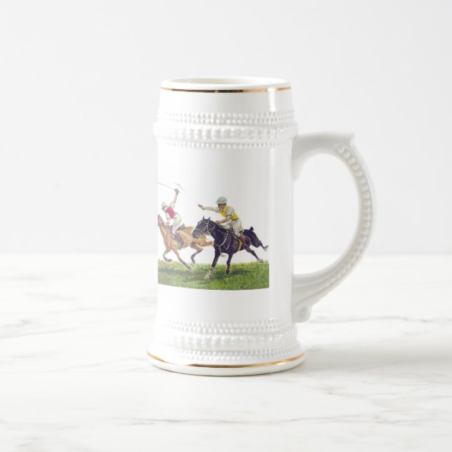 Polo Ponies Beer Stein (Right)