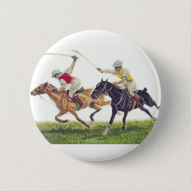 Polo Ponies Button (Front)