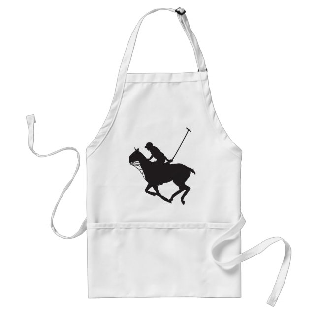 Polo Pony Silhouette Adult Apron (Front)
