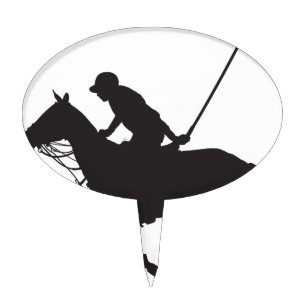 Polo Pony Silhouette Cake Topper