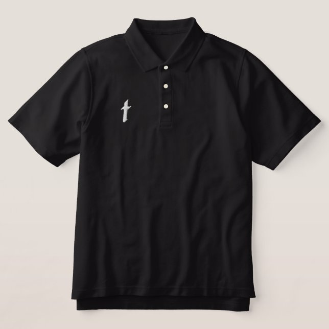 POLO SHIRT  EBROIDERED MENS STYLE  DESIGN (Design Front)