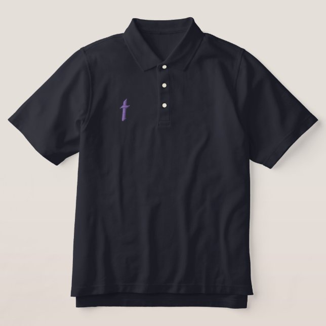 POLO SHIRT  EBROIDERED MENS STYLE  DESIGN (Design Front)