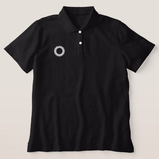 POLO SHIRT WOMEN'S Embroidered style and design (Design Front)