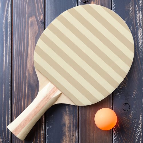 Polo Striped Sand Dune Color Ping Pong Paddle