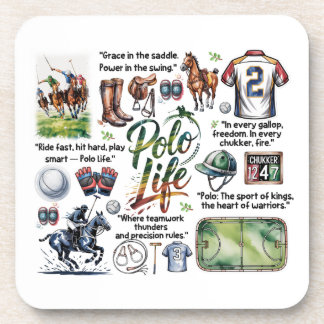 Polo Themed Beverage Coaster