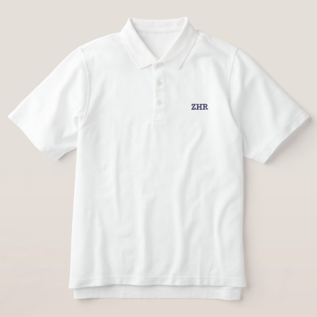 Polo White for Men (Design Front)